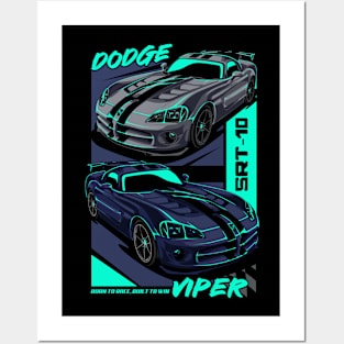 Dodge SRT-10 Viper Posters and Art